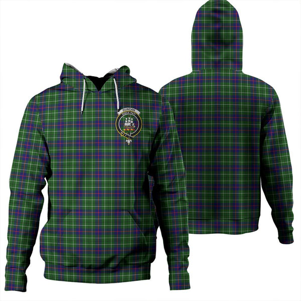 Duncan Modern Tartan Classic Crest Hoodie