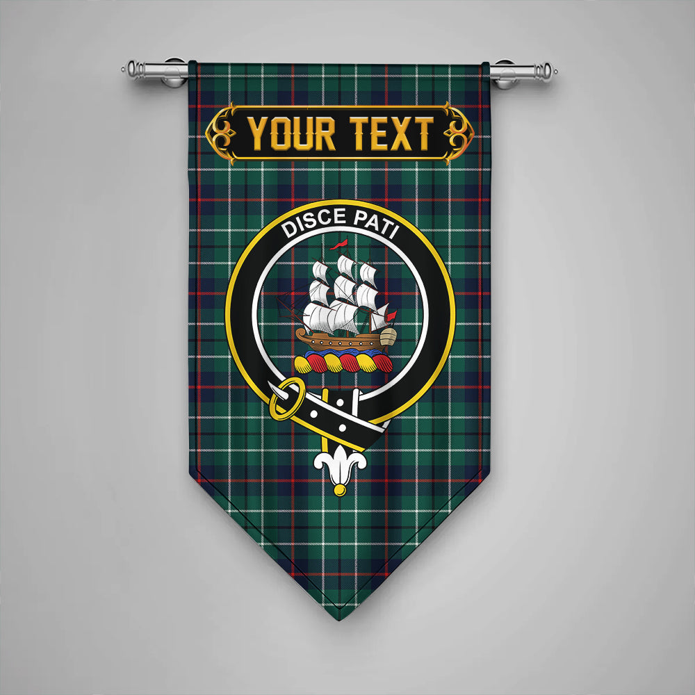 Duncan Modern Clan Badge Tartan Gonfalon Personalize