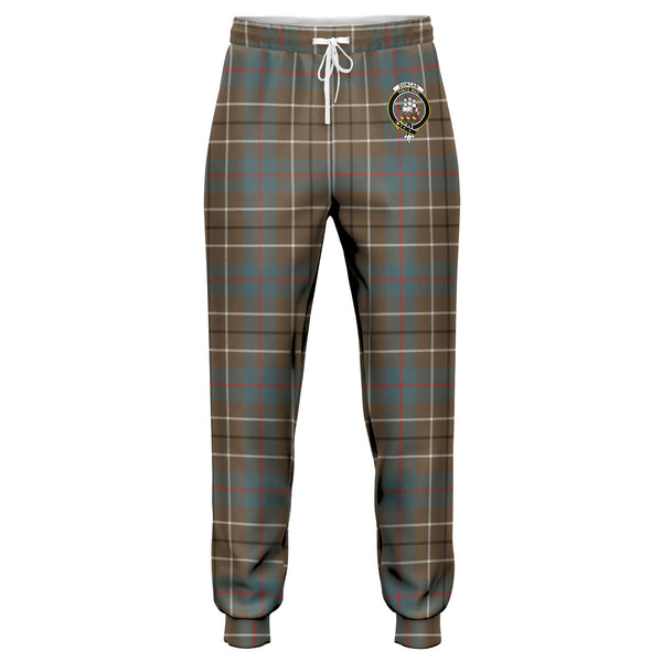 Duncan Weathered Clan Badge Tartan Jogger Pants