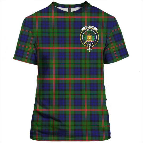 Dundas Modern 02 Tartan Classic Crest T-Shirt