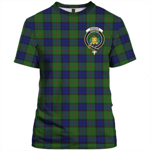 Duncan Modern Tartan Classic Crest T-Shirt