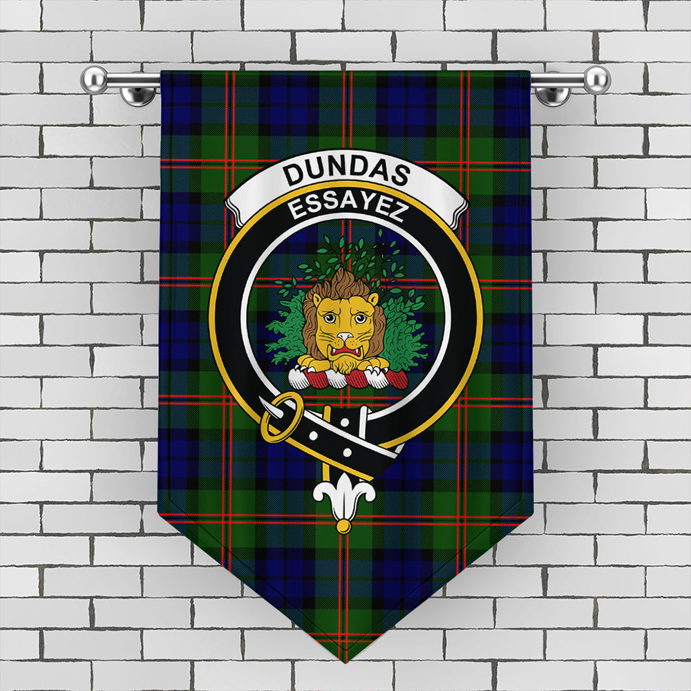 Dundas Modern Tartan Classic Crest Gonfalon