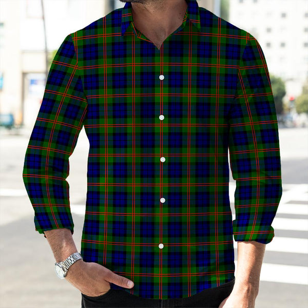 Dundas Modern Tartan Classic Long Sleeve Button Shirt