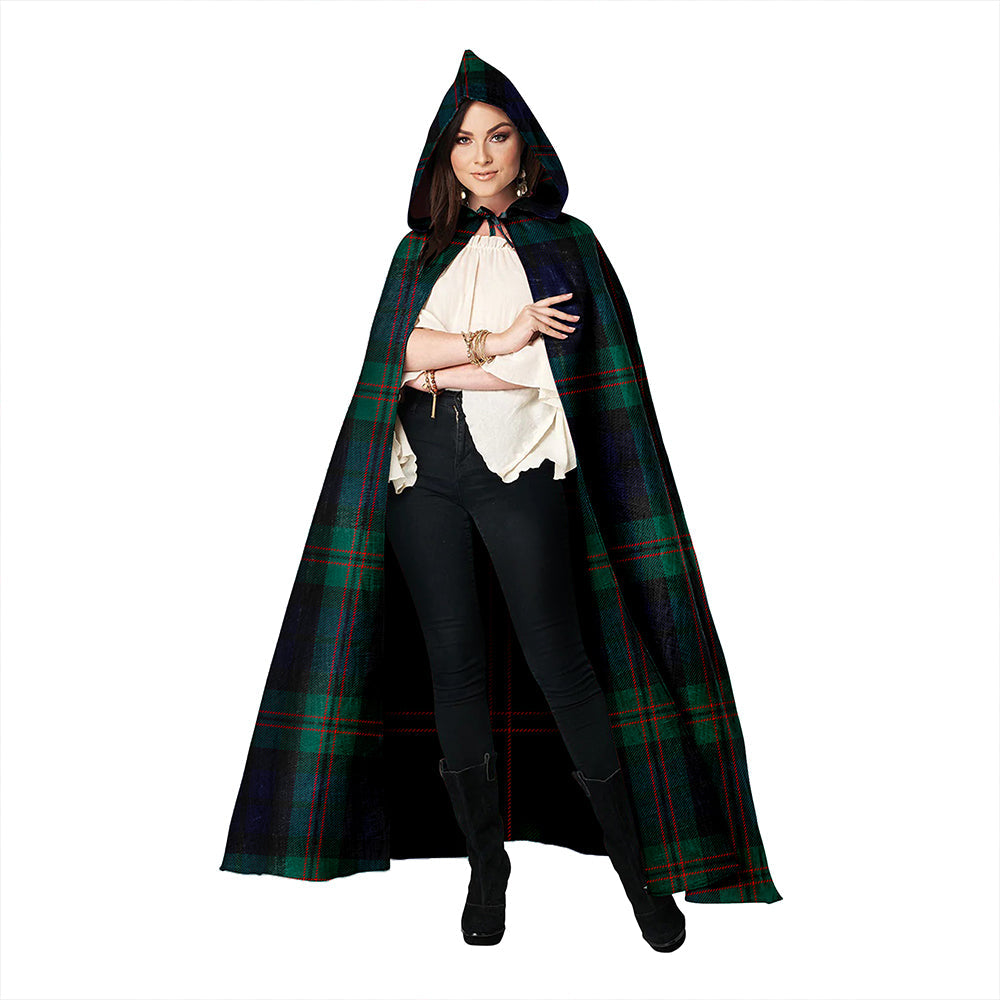 Dundas Modern Clan Badge Tartan Hooded Cloak