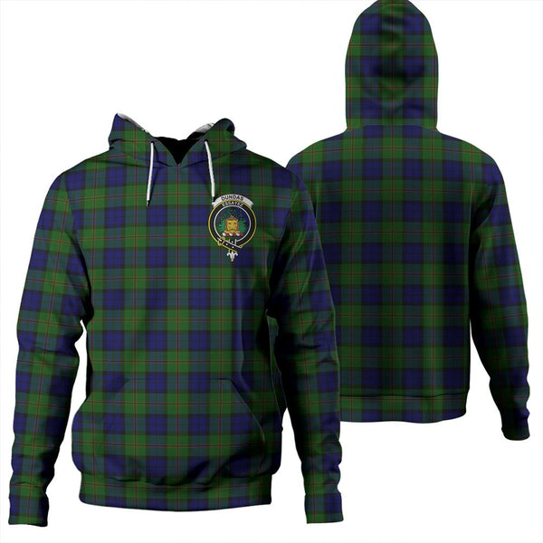 Dundas Modern 02 Tartan Classic Crest Hoodie