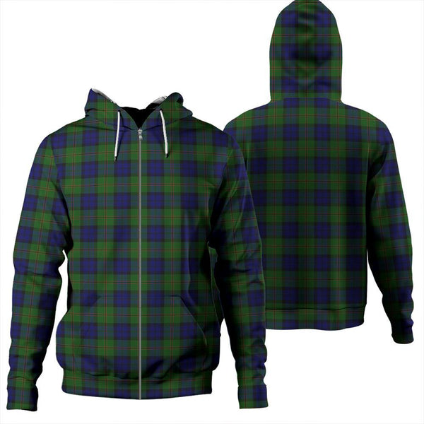 Dundas Modern 02 Tartan Classic Zipper Hoodie