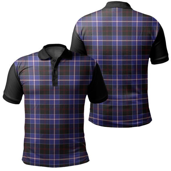 Dunlop Modern Tartan Classic Polo Shirt Black Neck 1 Style