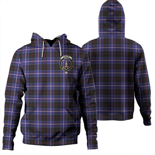 Dunlop Modern Tartan Classic Crest Hoodie