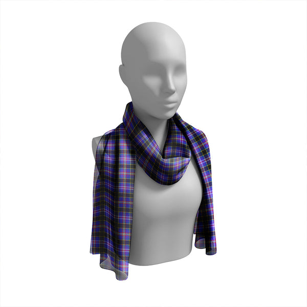 Dunlop #2 Modern Tartan Classic Silk Habotai Long Scarf