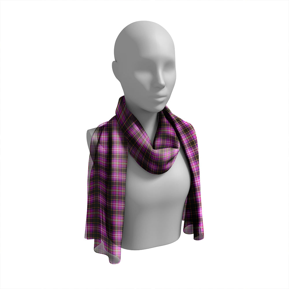 Dunlop #2 Weathered Tartan Classic Silk Habotai Long Scarf