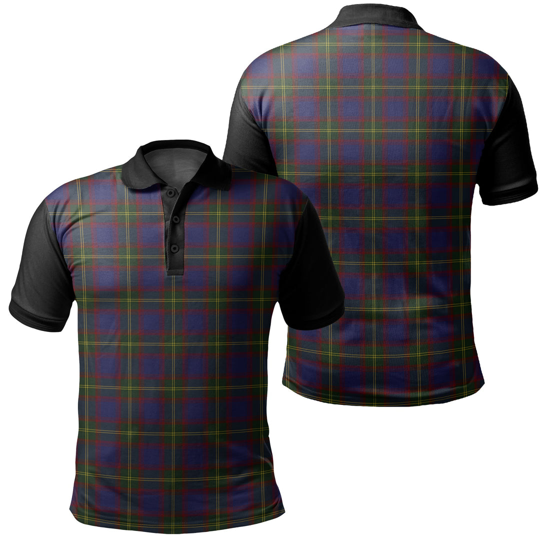 Durie Tartan Classic Polo Shirt Black Neck 1 Style