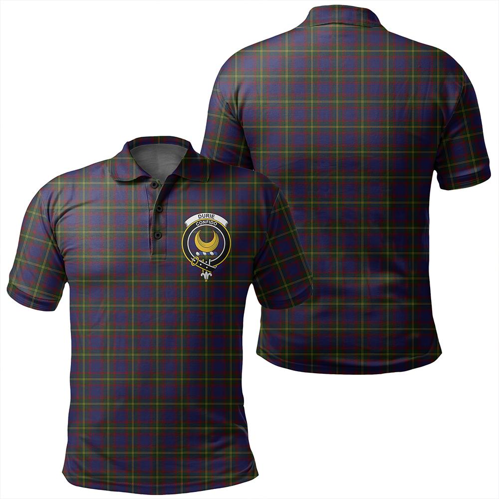 Durie Tartan Classic Crest Polo Shirt
