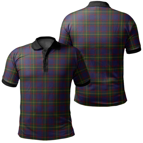 Durie Tartan Classic Polo Shirt Black Neck 2 Style