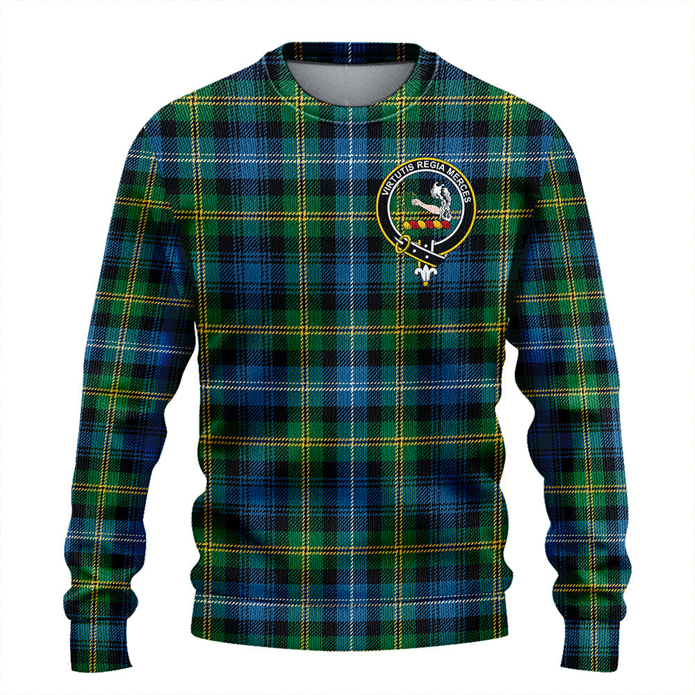 Dyce Ancient Clan Badge Tartan Knitted Sweater