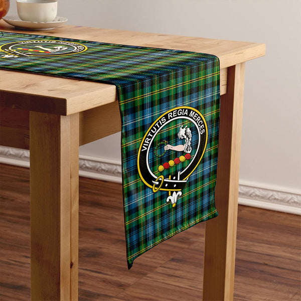 Dyce Ancient Clan Badge Tartan Table Runner