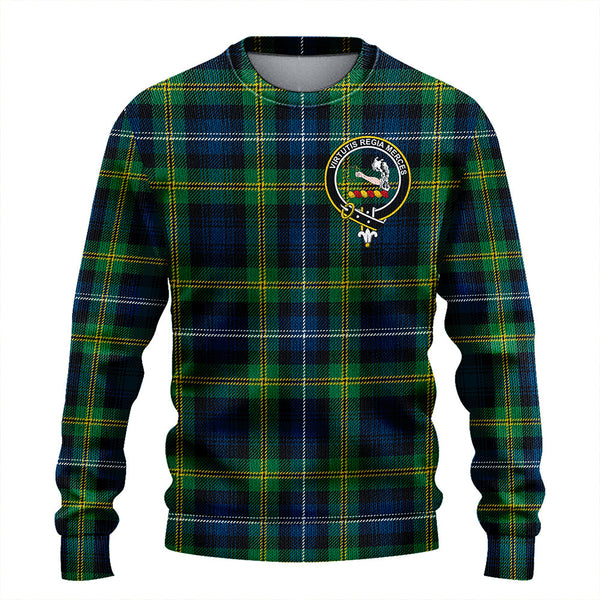 Dyce Modern Clan Badge Tartan Knitted Sweater