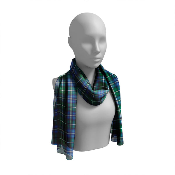 Dyer Modern Tartan Classic Silk Habotai Long Scarf