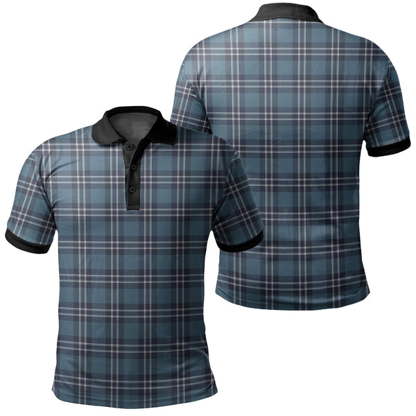 Earl of St Andrews Tartan Classic Polo Shirt Black Neck 2 Style