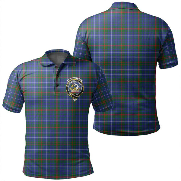 Edmonstone Tartan Classic Crest Polo Shirt