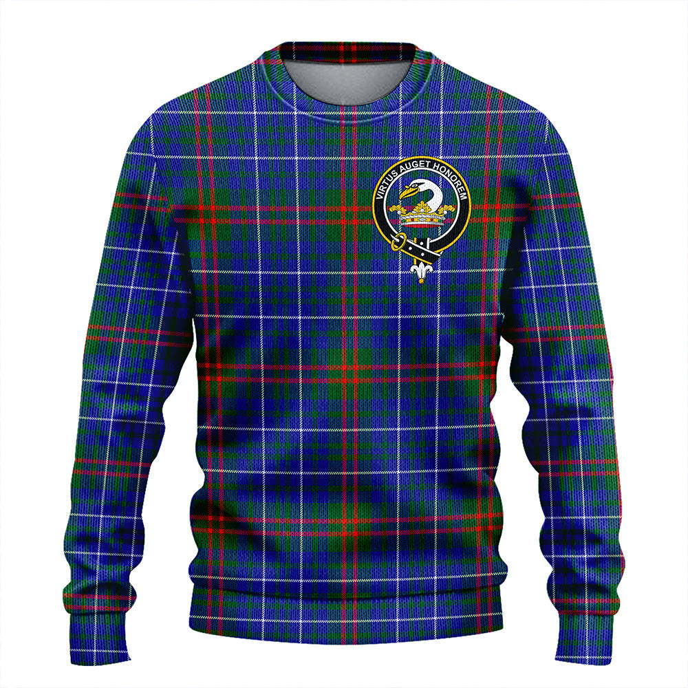 Edmonstone Ancient Clan Badge Tartan Knitted Sweater