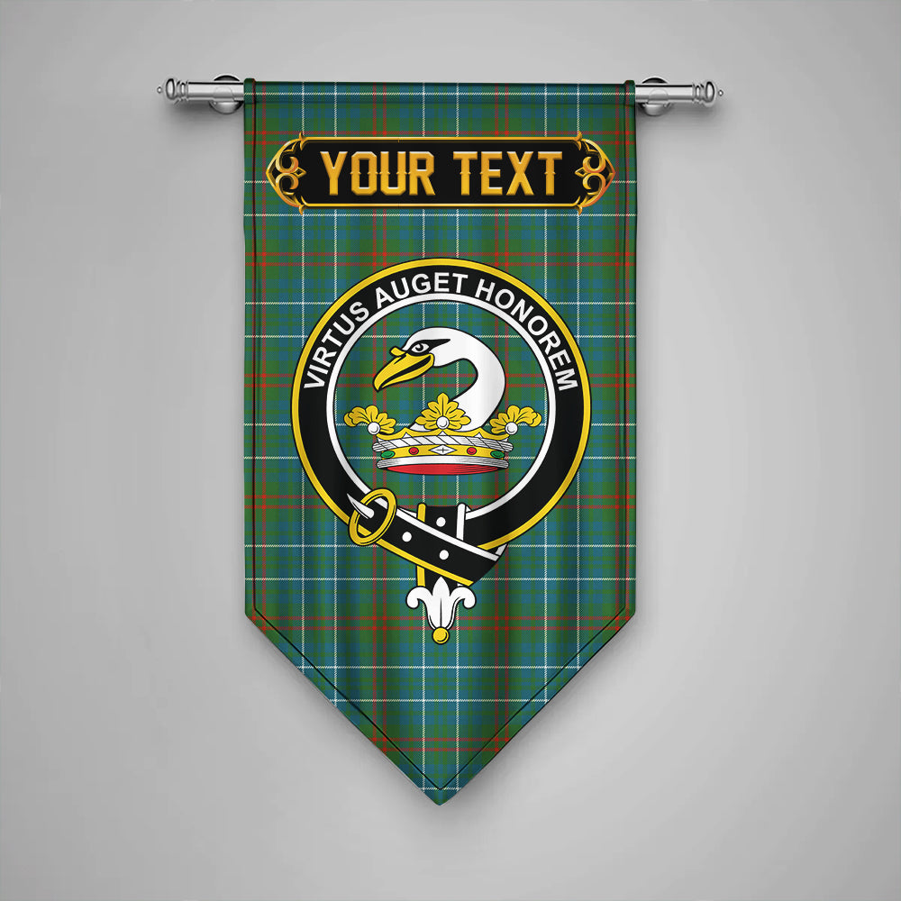 Edmonstone Ancient Clan Badge Tartan Gonfalon Personalize