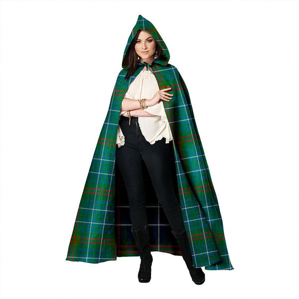 Edmonstone Modern Clan Badge Tartan Hooded Cloak