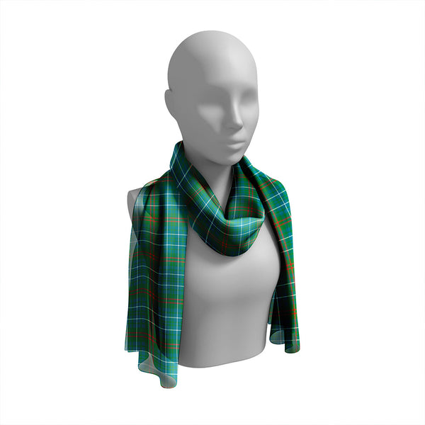 Edmonstone Ancient Tartan Classic Silk Habotai Long Scarf