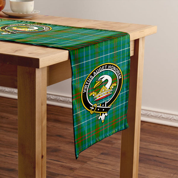 Edmonstone Modern Clan Badge Tartan Table Runner