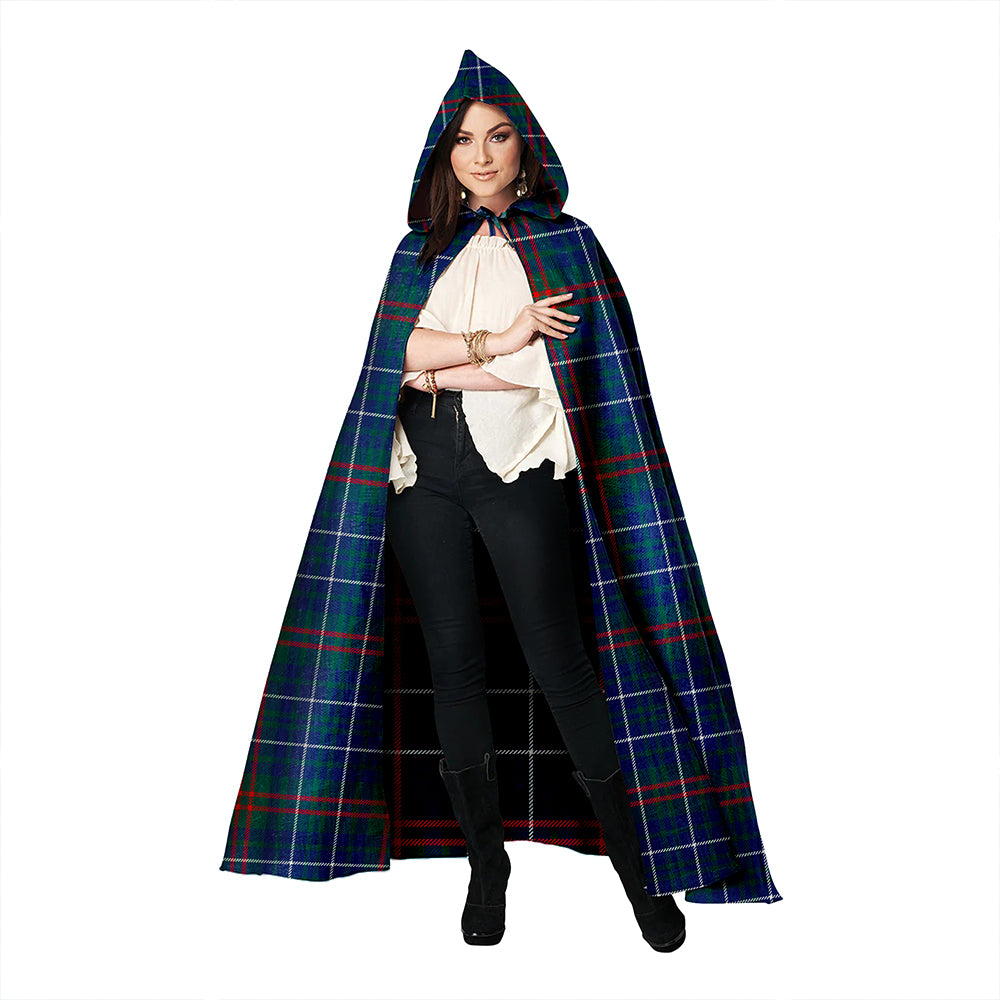 Edmonstone Weathered Clan Badge Tartan Hooded Cloak