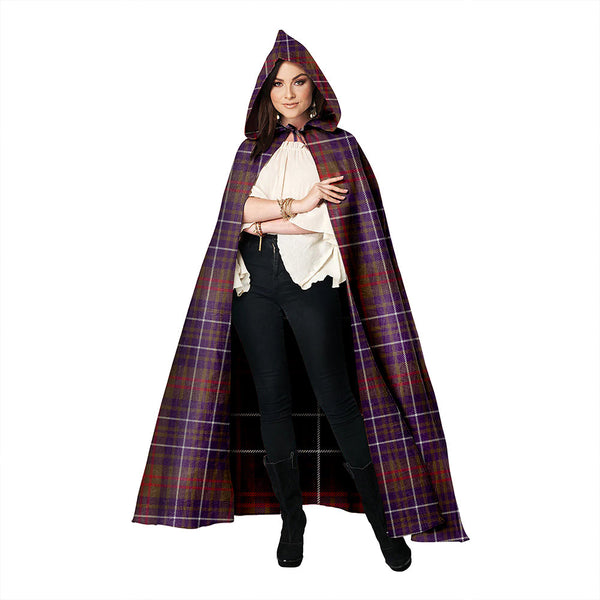 Edmonstone Clan Badge Tartan Hooded Cloak