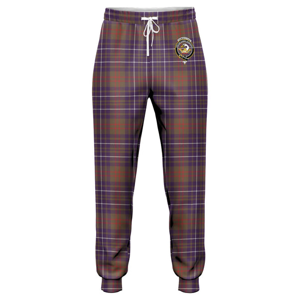 Edmonstone Weathered Clan Badge Tartan Jogger Pants