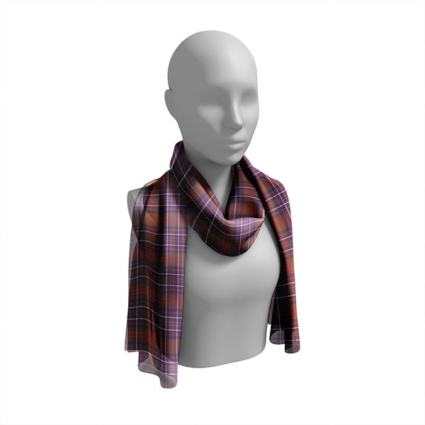 Edmonstone Weathered Tartan Classic Silk Habotai Long Scarf