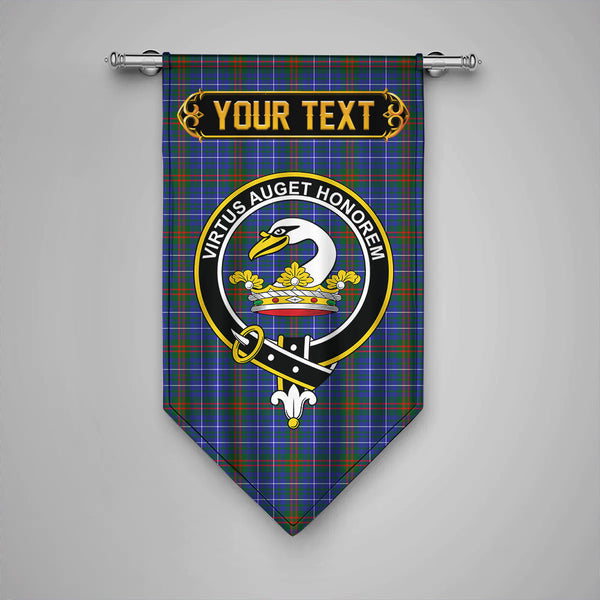 Edmonstone Clan Badge Tartan Gonfalon Personalize