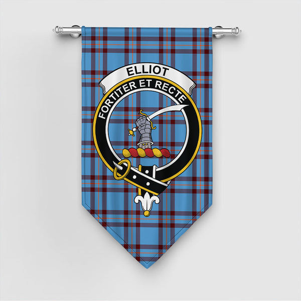 Elliot Ancient Tartan Classic Crest Gonfalon