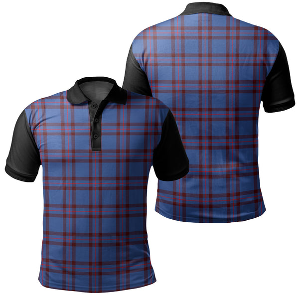 Elliot Modern Tartan Classic Polo Shirt Black Neck 1 Style