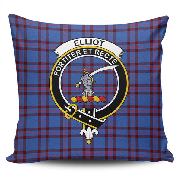 Elliot Modern Tartan Classic Crest Pillow Cover