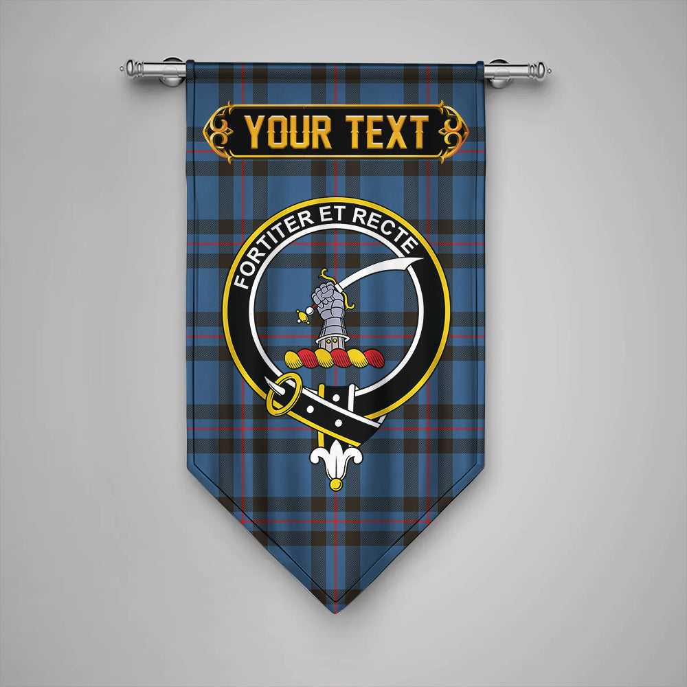 Elliot (Ellot) Modern Clan Badge Tartan Gonfalon Personalize