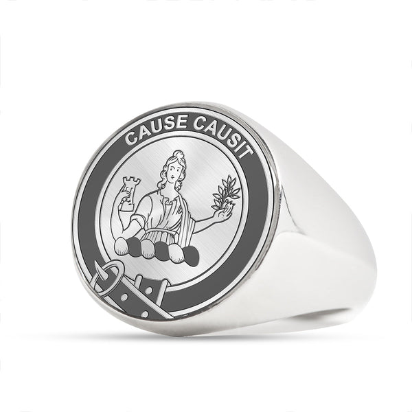 Elphinstone Clan Badge Engraved Signet Ring