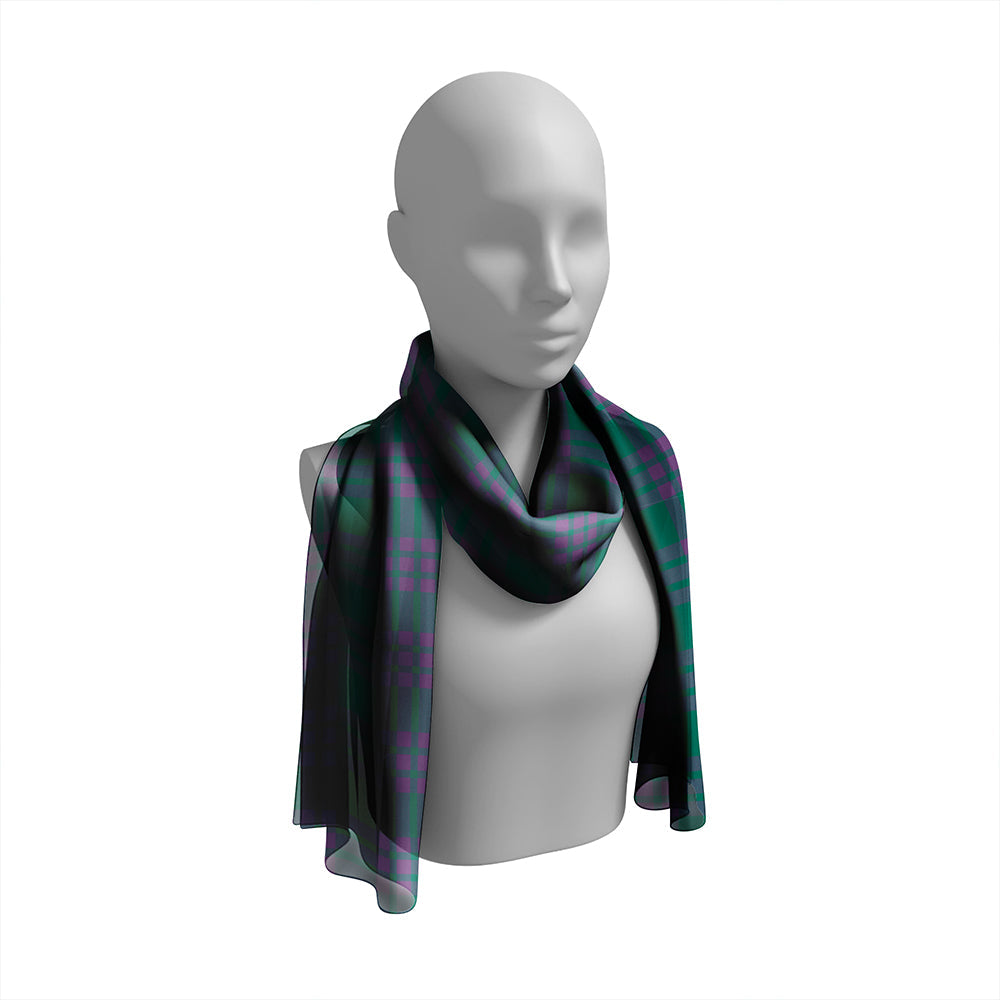 Elphinstone Modern Tartan Classic Silk Habotai Long Scarf