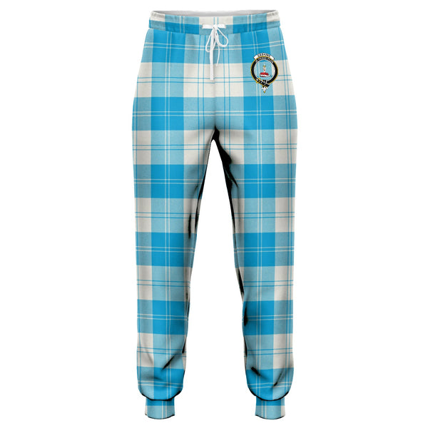 Erskine Blue Clan Badge Tartan Jogger Pants