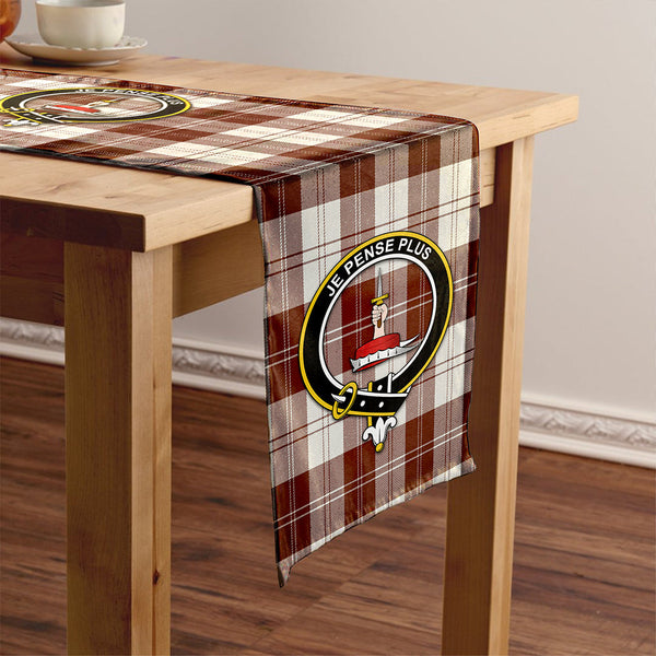 Erskine Green Clan Badge Tartan Table Runner