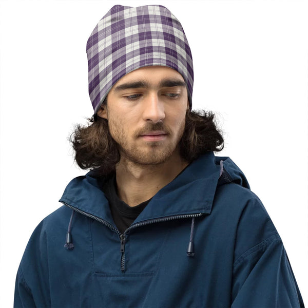 Erskine Dress Dance Blue Weathered Tartan Beanie