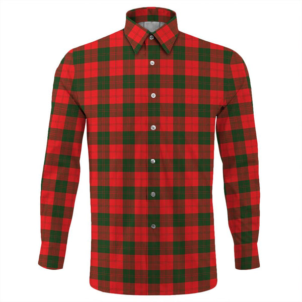 Erskine Modern Tartan Classic Long Sleeve Button Shirt