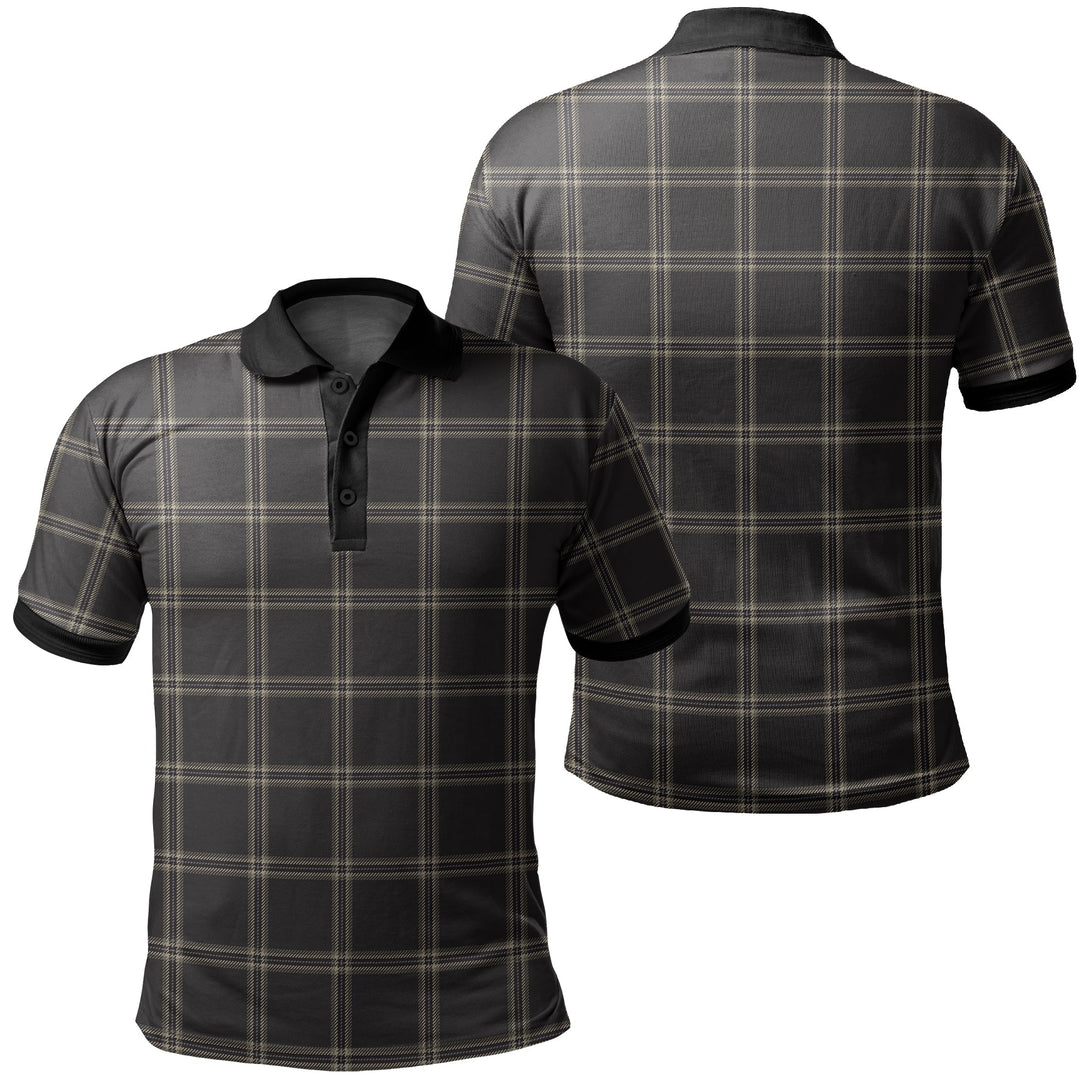 Eternity Tartan Classic Polo Shirt Black Neck 2 Style