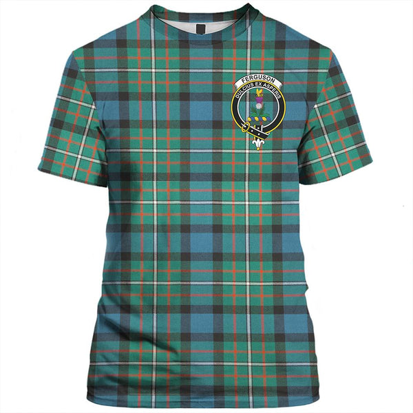 Farquharson Weathered Tartan Classic Crest T-Shirt