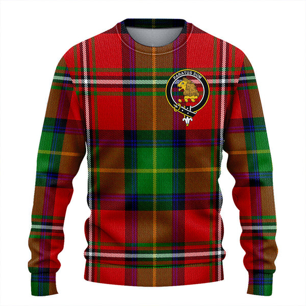 Fairlie Modern Clan Badge Tartan Knitted Sweater