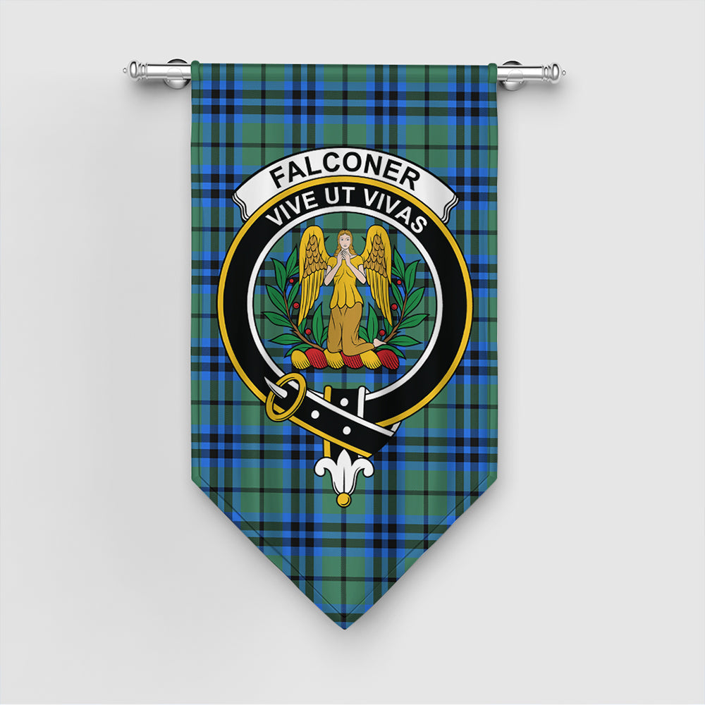 Falconer Tartan Classic Crest Gonfalon