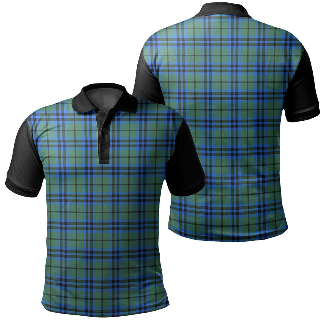 Falconer Tartan Classic Polo Shirt Black Neck 1 Style