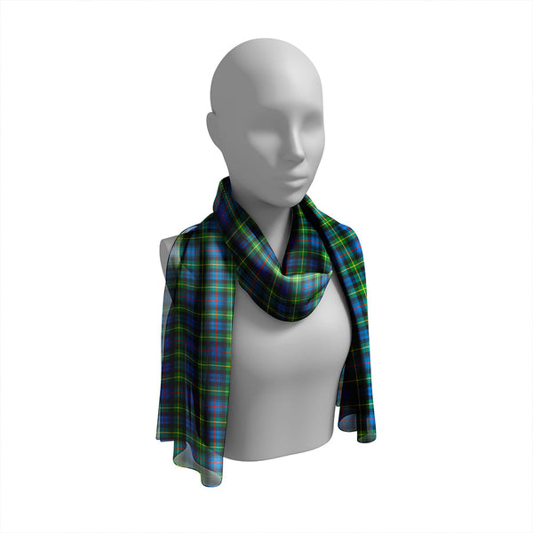 Farquharson Ancient Tartan Classic Silk Habotai Long Scarf