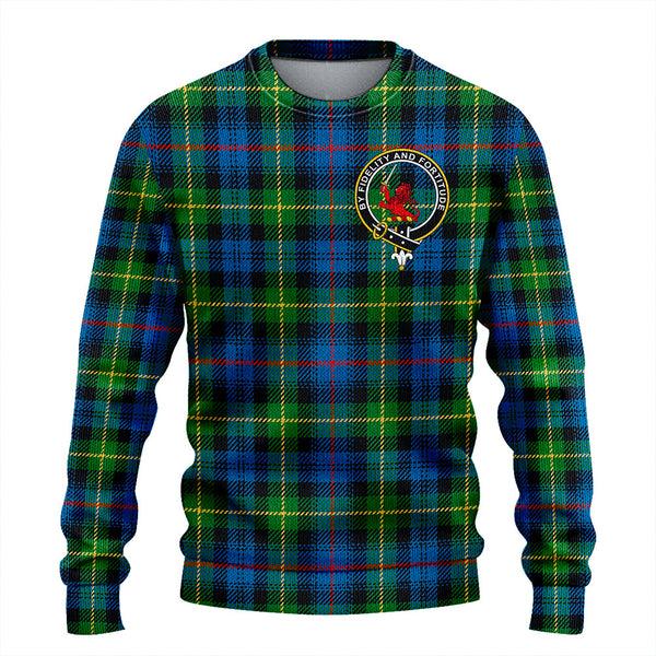 Farquharson Ancient Clan Badge Tartan Knitted Sweater